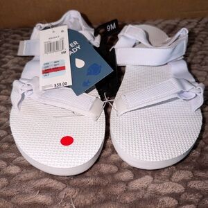 Aruba white sandals size 9
Original price $59.00
